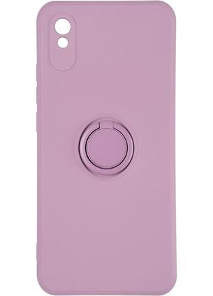 Чехол fiji holder ring для xiaomi redmi 9a бампер накладка с подставкой marsal