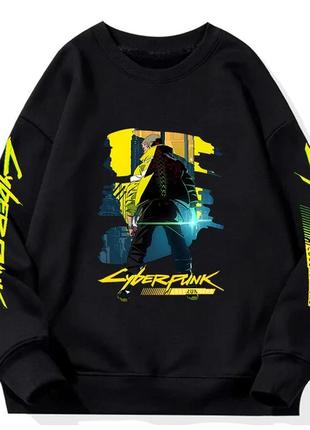 Свитшот «cyberpunk: edgerunners» unisex1 фото