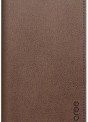 Чохол flip wallet для samsung galaxy a8 plus 2018 (a730) saddle brown (mustang diary)