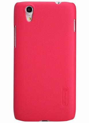 Чехол nillkin super frosted для lenovo s960 (vibe x) bright red + защитная плёнка