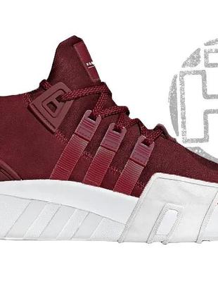 Чоловічі кросівки adidas eqt bask adv "noble maroon" red white b375151 фото