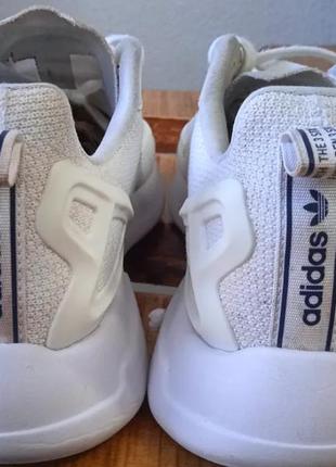 Молодёжные женские кроссовки adidas, белые, оригинал, размер 40, стелька 25 см б/у7 фото