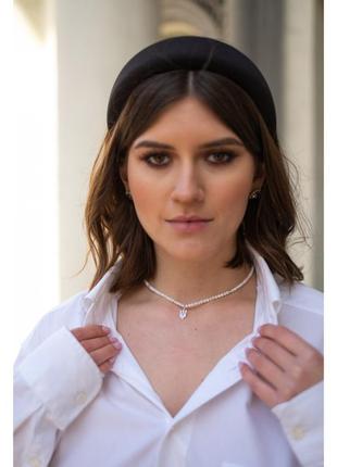 Намисто з перламутру з гербом україни "тризуб" ручної роботи, handmade етнічні аксесуари жіночі прикраси2 фото