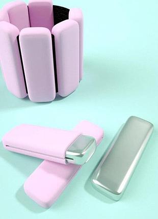 Детские утяжелители для рук и ног, для спортивных секций 450г-шт. на липучках (в...