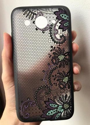 В наявності!!! матовий прозорий чохол (середина пластик, боки силіконові) для huawei y3-ii 2017