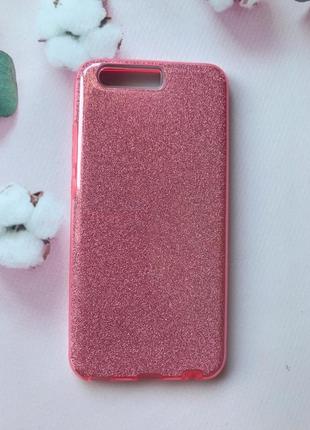 Силіконовий чохол shine silicone case для huawei p10 рожевий