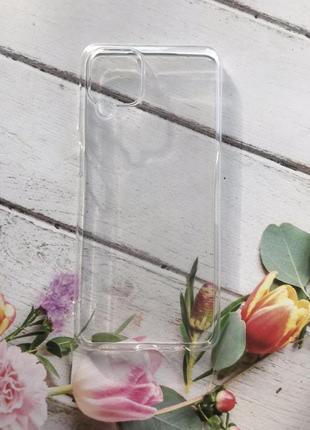 Ультратонкий прозрачный силиконовый чехол для samsung galaxy a12