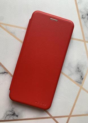 Чехол-книжка на xiaomi redmi note 10/note 10s красный