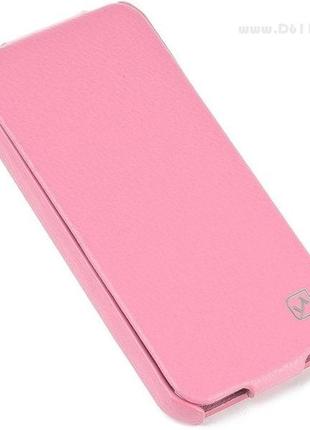 Чехол hoco duke flip case hi-l012 для iphone 5/5s и iphone se pink