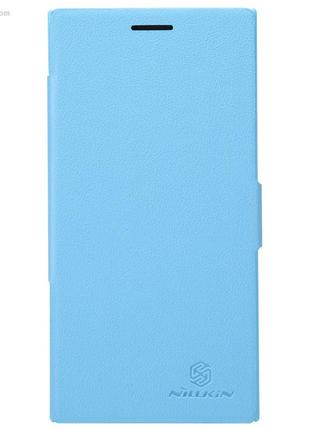 Чехол nillkin fresh для lenovo k900 light blue