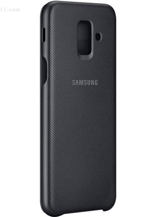 Чохол wallet cover для samsung galaxy a6 2018 (a600) black original 100%3 фото