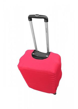 Большой красный чехол универсальный на чемодан l дайвинг текстильный чехол однотонный для большого чемодана2 фото