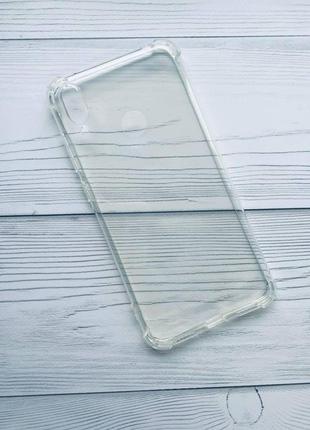 Ультратонкий прозорий силіконовий чохол з потовщеними кутами huawei y7 2019 / y7 prime 2019