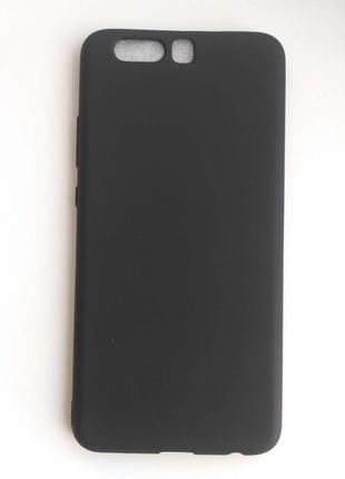Силиконовый чехол meizu p10 plus матовый черный1 фото