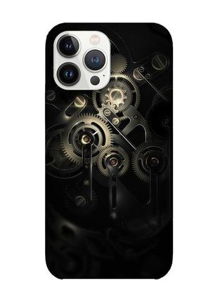 Чехол с защитой камеры на iphone 14 pro механизм (принт 238)