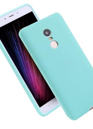 Силіконовий чохол xiaomi redmi go матовий м'ятний 2078p