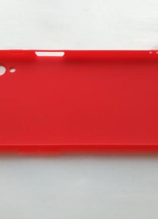 Силиконовый чехол meizu e3 матовый красный 1777p2 фото