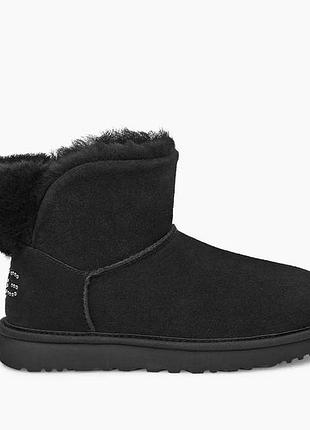 ugg Pink classic bling mini 1105364 колір black. розмір 6 us