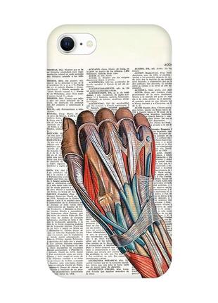 Чехол для iphone 7, 8 :: анатомия руки (принт 298)