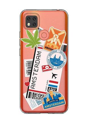 Прозрачный чехол для Iphone se 2/10a :: путешествия. амстердам (принт 327)