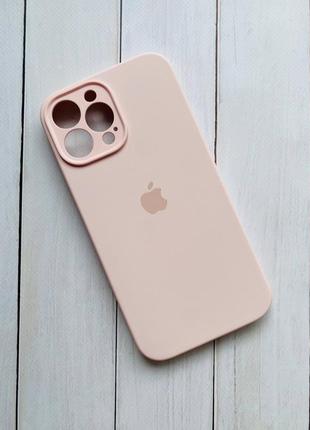 Чехол apple silicone case full для apple iphone 13 pro max зефирный