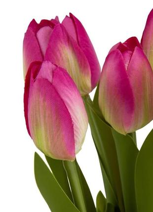 Букет тюльпанов, розовый2 фото