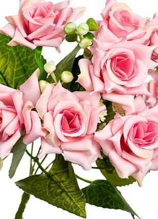 Букет "розовая роза" 30см2 фото