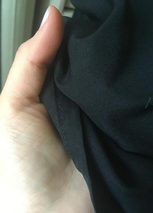 Чёрная туника длинная блуза с разрезами италия 🇮🇹 10-12-145 фото