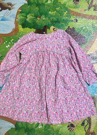 Платье в цветочек next 1,5-2 года