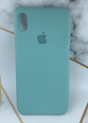 Силіконовий чохол apple silicone case для apple iphone xr бірюзовий