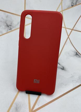 Силиконовый чехол silicone case для xiaomi redmi 9se красный