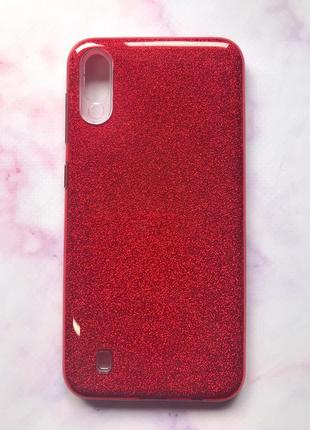 Силиконовый чехол shine silicone case для samsung galaxy m10 красный