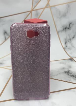 Силіконовий чохол shine silicone case для samsung galaxy j5 prime рожевий