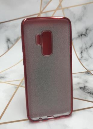 Силіконовий чохол shine silicone case для samsung galaxy s9 plus червоний2 фото