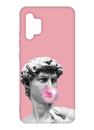 Матовий рожевий чохол на samsung galaxy a32 :: скульптура (принт 352)