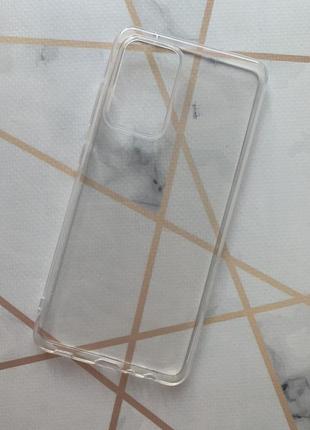 Силиконовый прозрачный чехол для samsung galaxy a52