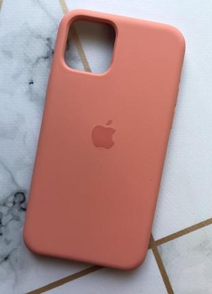 Силіконовий чохол apple silicone case для iphone 11 pro (5,8) колір цегловий