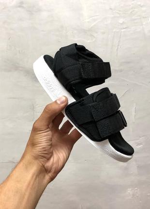 Удобные и стильные сандали adidas adilette sandals black сандалі боссоножки босоніжки2 фото