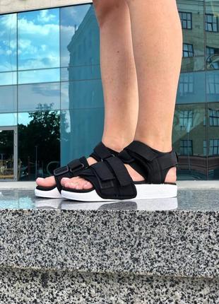 Удобные и стильные сандали adidas adilette sandals black сандалі боссоножки босоніжки9 фото