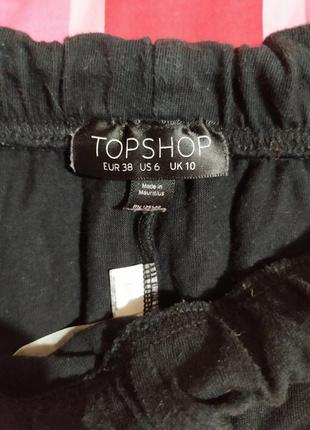 Шорты короткие черные topshop3 фото