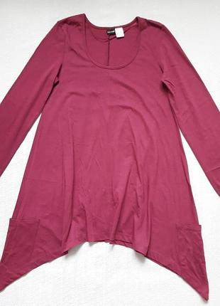 Крута бавовняна легка туніка з довгим рукавом body flirt