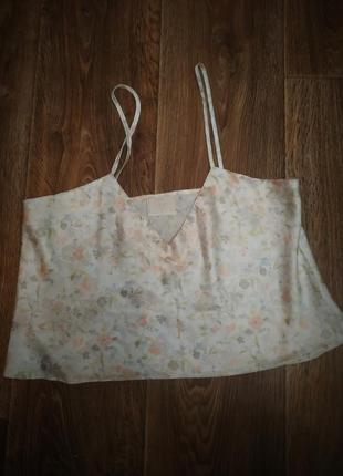 Атласный топ