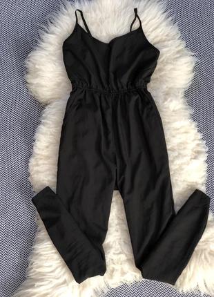 Комбез комбинезон брюками штанами бретельки шлейки шифоновый летний лёгкий