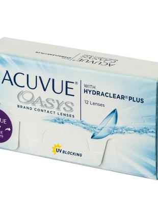 Лінзи acuvue oasys 12 шт with hydraclear plus -0,5
