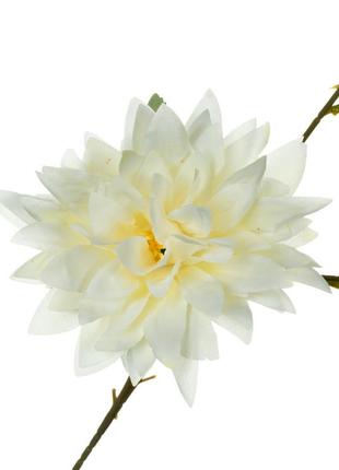 Искусственная декоративная хризантема, біла2 фото