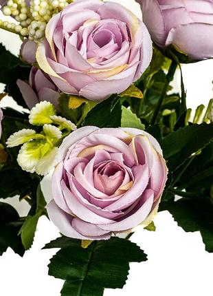Букет "фиолетовые розы" 30см2 фото