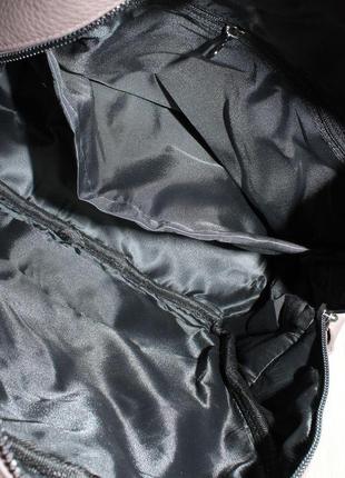 Качественный женский рюкзак городской эко-кожа капучино мокко6 фото