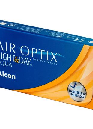 Лінзи air optix night&day aqua 3 лінзі (вибір діоптрії) alcon