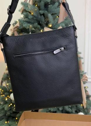 Подарунковий набір luxury box 3 зі шкіри: чоловіча сумка + гаманець + ремінь5 фото