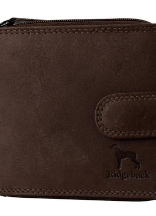 Кошелек мужской кожаный коричневый jcb fuljcbnc43mn-brn